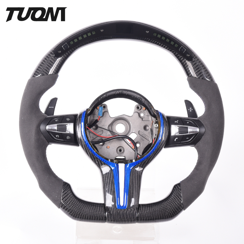 Custom Hot Sale For Bmw Leather Carbon Fiber E Series M Series F Series M3 F30 E63 E90 F15 F10 Steering Wheel 