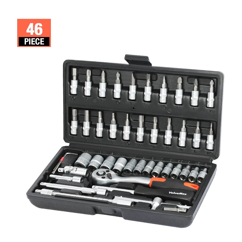 Car Repair Tool Kit Mechanical Tools Box For Home Socket Wrench Set Ratchet Screwdriver Bits Hand Tool Sets