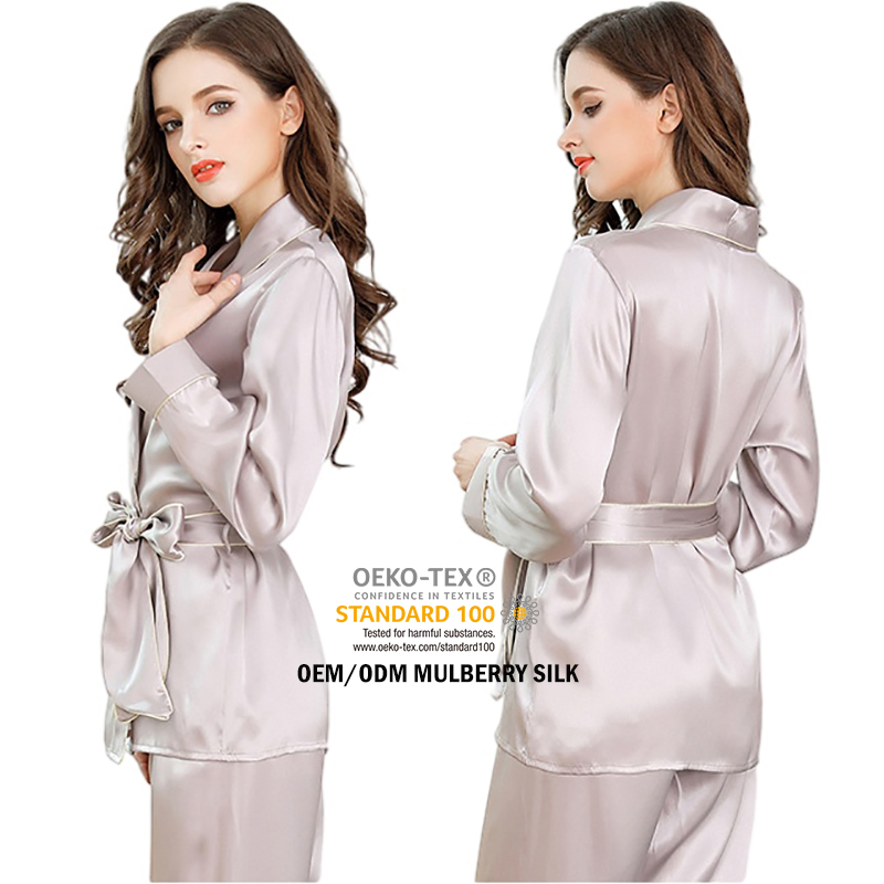 Satin Silk Pajamas For Women&#39;s Pajamas Summer Pajamas Sleepwear Nightwear Luxury Silk Sleepwear 