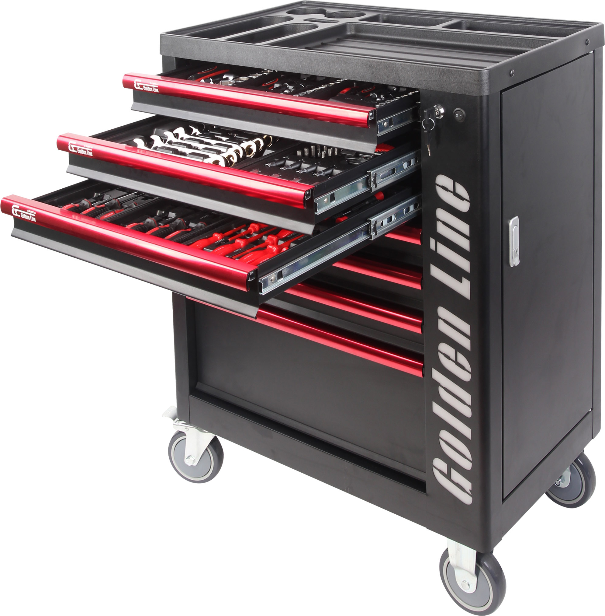 Work Bench Hand Tool Set Diagnostic Trolley Truck Tool Box Customized Durable Professional Utility Tool Cart 