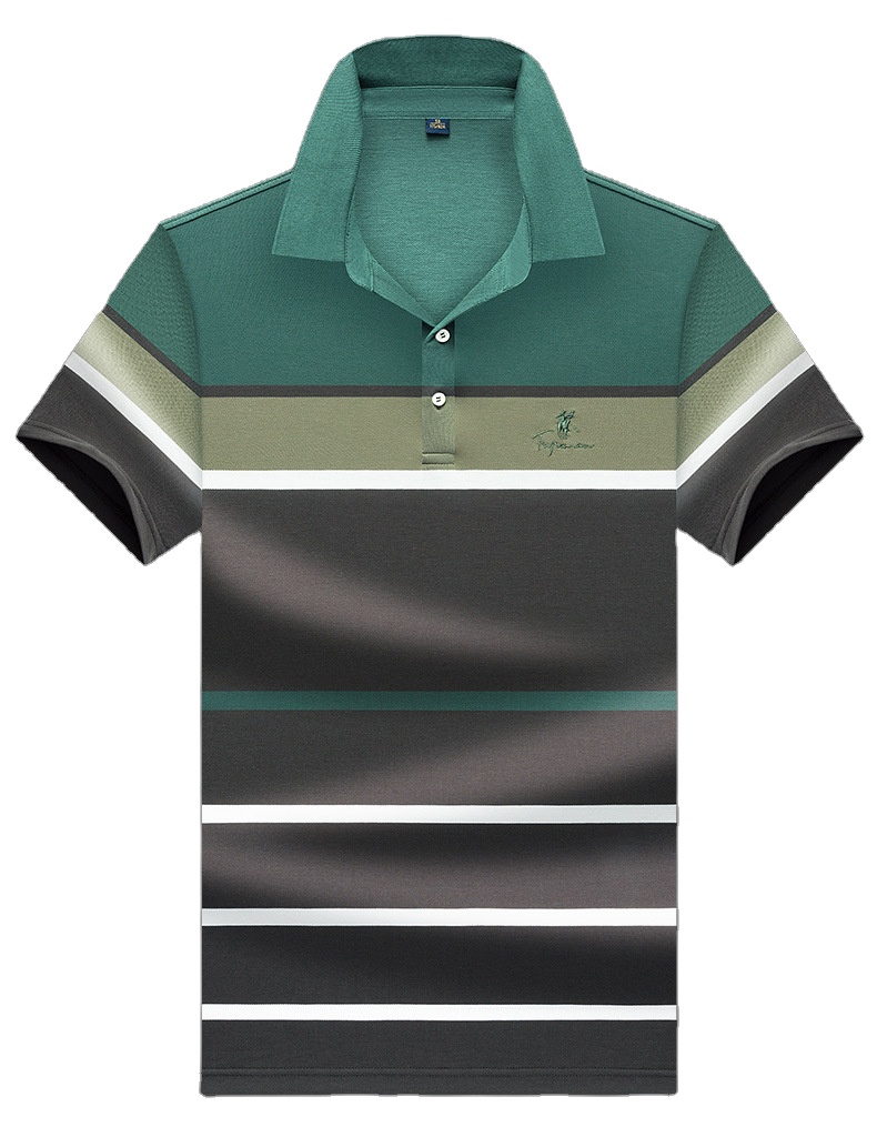 Hot Sale Fashion Casual Short Sleeve Men&#39;s Cotton Polo T Shirt Embroidered Logo