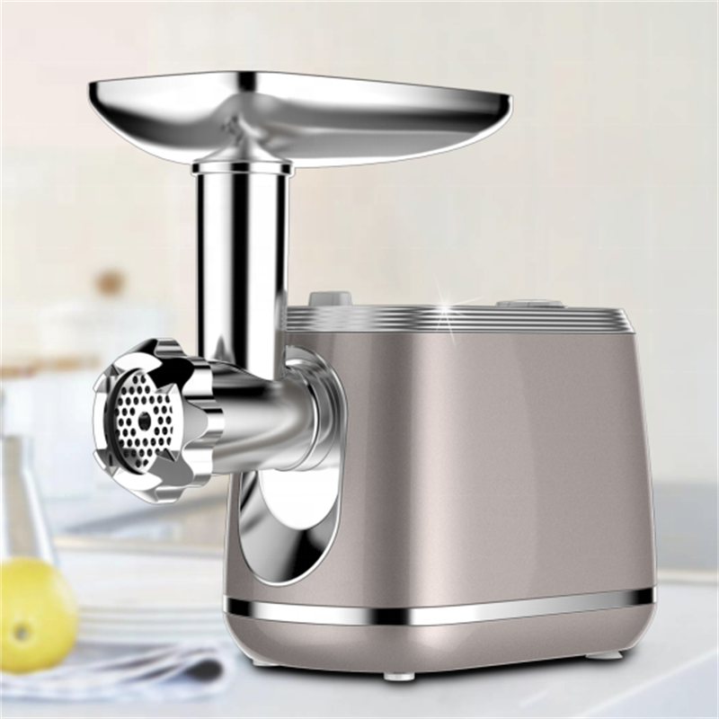 Home Appliances Small Kitchen Electric Multifunction Abs Housing Stainless Steel Decoration Strip Meat Grinder Mincer 