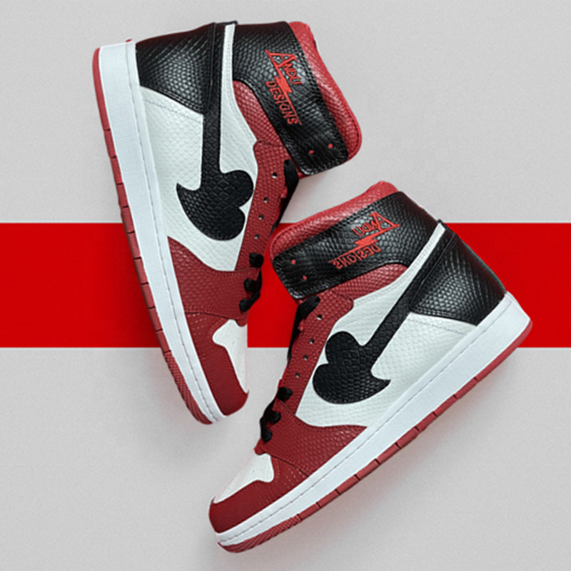 Original Custom Aj 1 Genuine Leather Rubber Sole Customized Logo Brand Basketball Aj 1 Shoes Running Sport Sneakers 