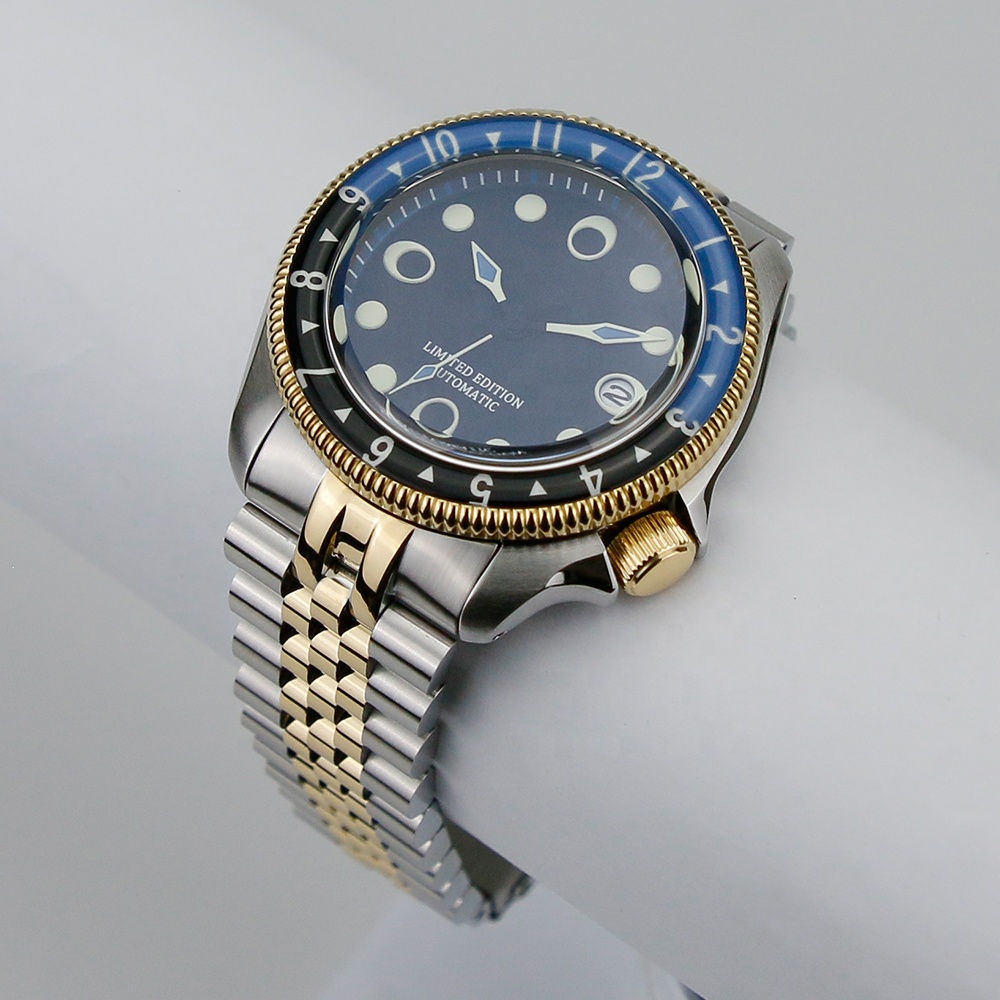 Classical Skx007 4h Clock Nh35 Automatic Swiss Super Luminous Face And Glass Inserts Men&#39;s Wrist Watch 