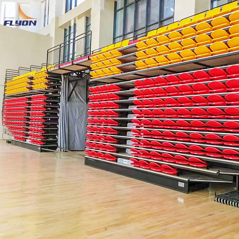 Hot Sale Telescopic Stadium Seating Bench Retractable and Fixed Bleachers for Sports & Entertainment