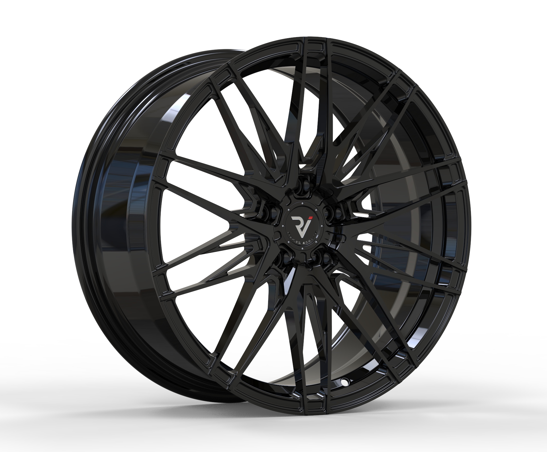 Customized 20 Inch Forged Wheel Red And Black Coated Passenger Car Rim Pcd 5*120 Alloy Wheels For Bmw 