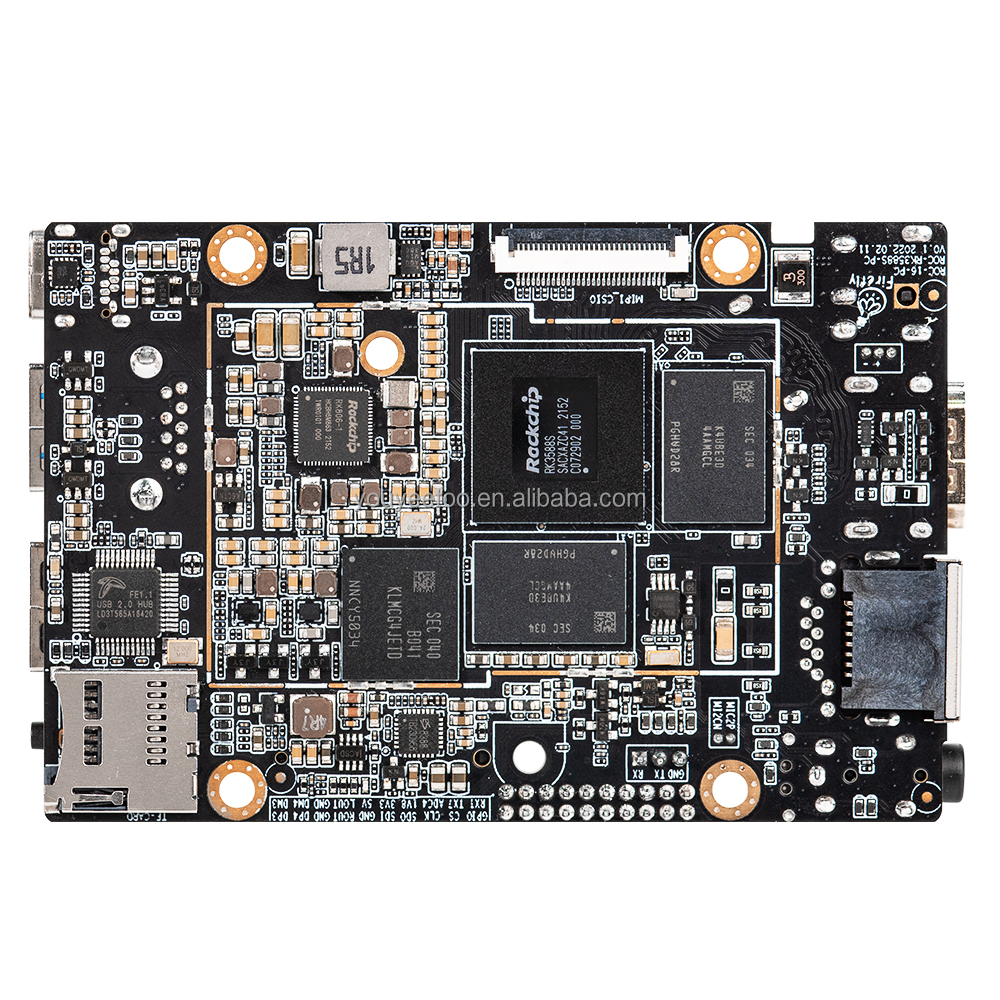 Roc-rk3588s-pc 64gb Emmc Rockchip Rk3588 Npu 6tops Support Android Debian11aiot 16gb Arm Single Board Computer 
