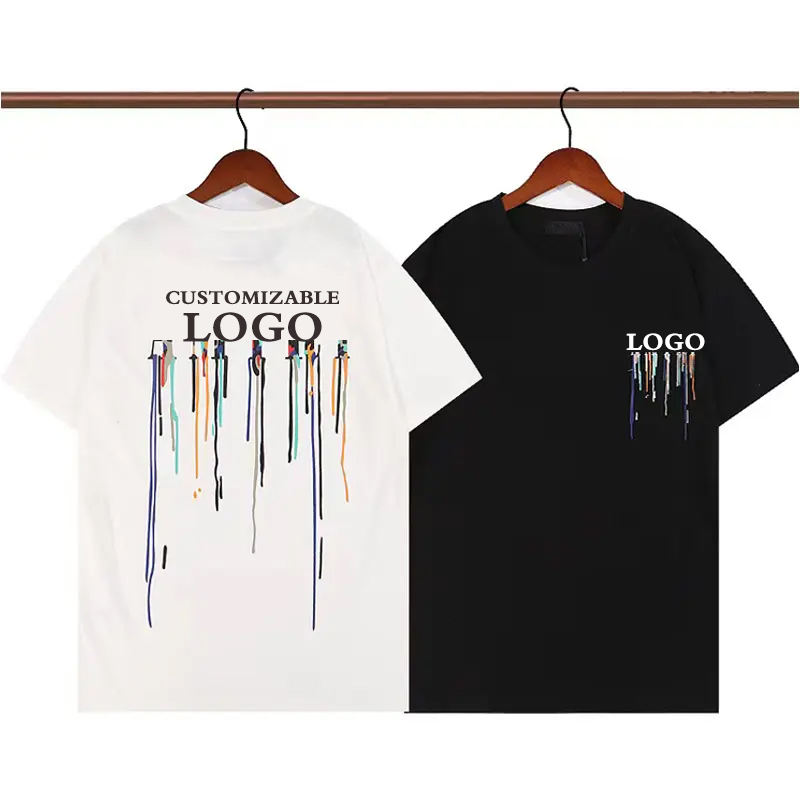 Unisex Custom Luxury Designer Girls Daily Wear Life Use T Shirt Famous Brand Plain T-shirt For Men Casual T Shirt Women Branded 