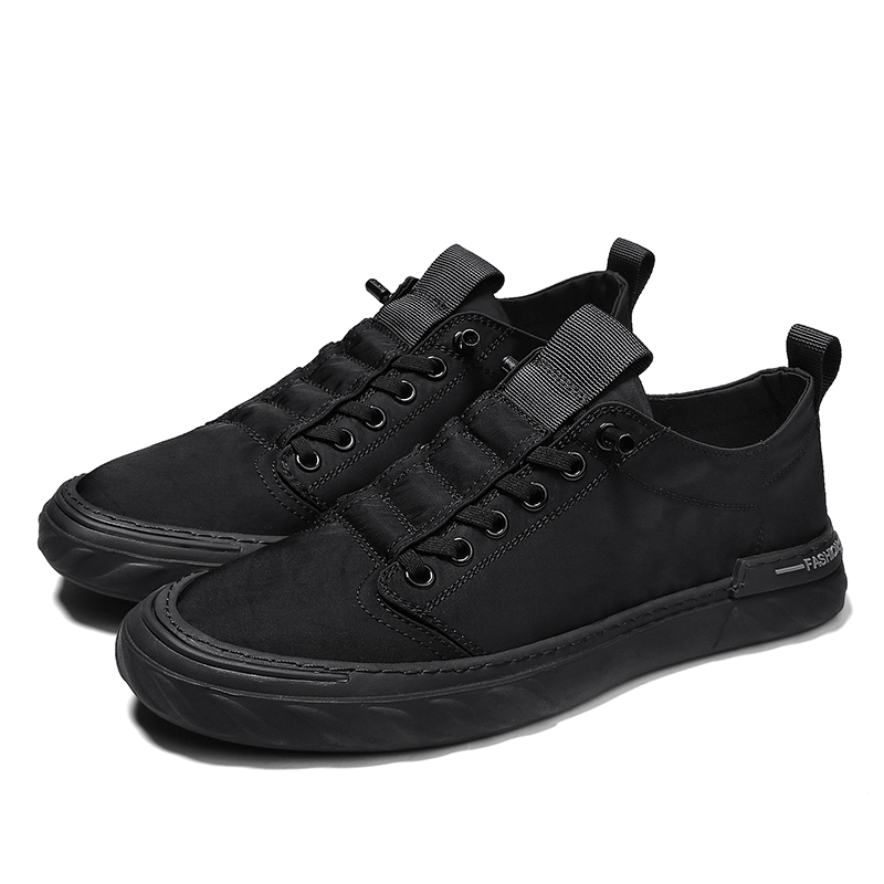 Guaranteed Quality Men's Casual Sport Canvas Sneakers Top Sale Cushioned Flexible Running Shoes Rubber Closed Fashion Trend