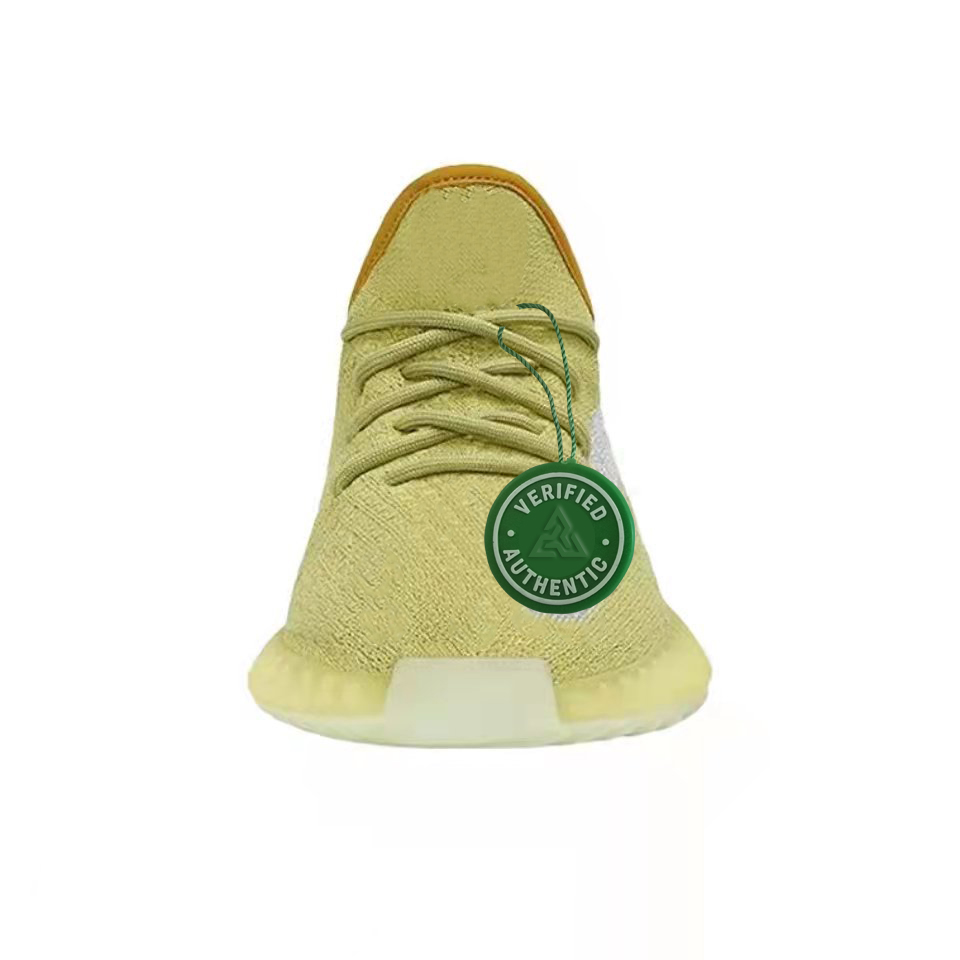 Us Size 4-13 Side Reflective Yellow 350 Canvas Trendy Shoes Casual Sport Shoes Yeezy Running Shoes For Mens 