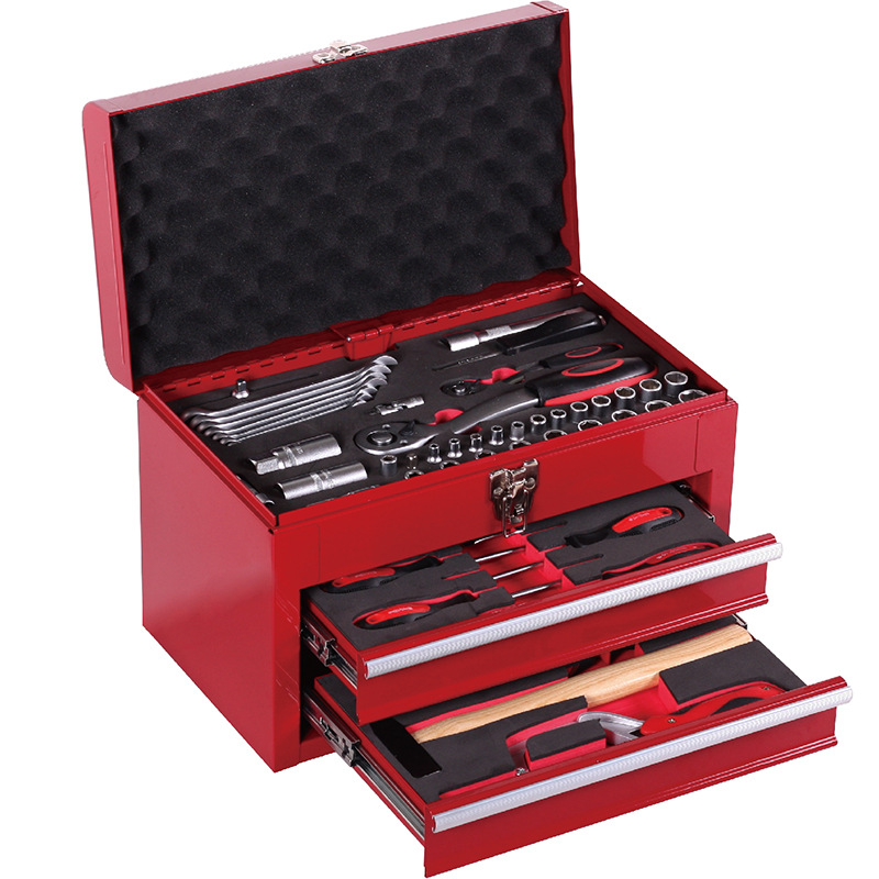 Herramienta Automotriz Car Repair Kit 74 Pcs Universal Wrench Set Box Auto Mechanic Tools 