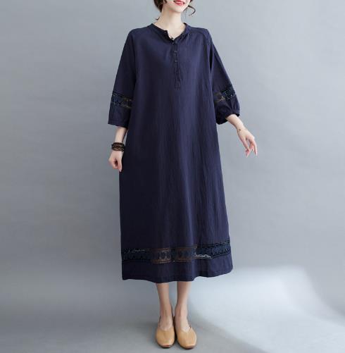 New8728 Summer Women Patchwork V-neck Hollow Out Loose Fashion Tops