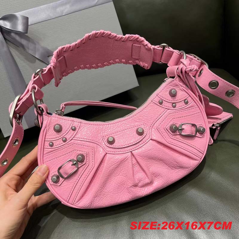 Famous Brand Women Hand Bags Ladies Crossbody Purses And Handbags For Women Designer Luxury Rivet Motorcycle Purse Sling Bag 