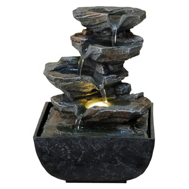 Home Decoration Indoor Portable Water Feature Small Fountain 