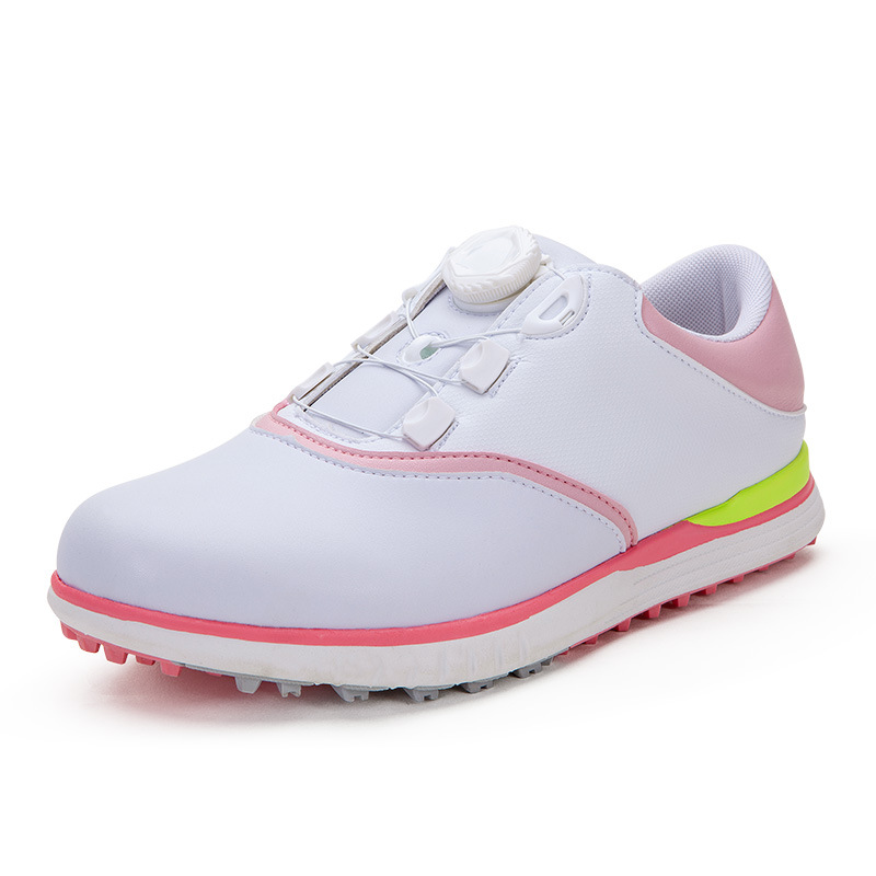 New Golf Shoes Ladies Waterproof Shoes Spin Buckle Laces Spring And Summer Non-slip Sports Shoes 