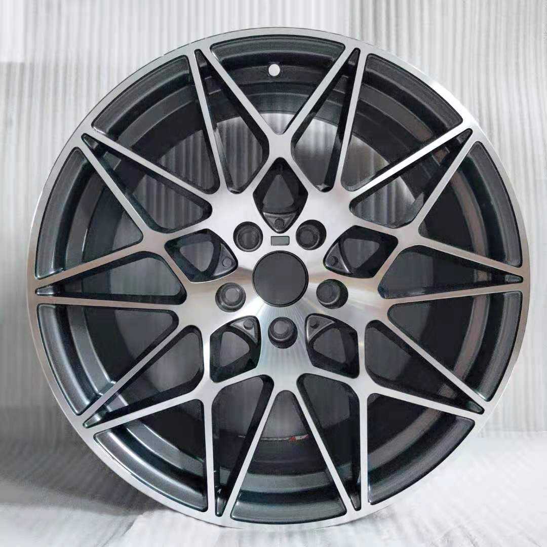 Passenger Car Wheels Tires 5x120 Pcd 17 18 19 20 Inch Gun Gray Rims Alloy Mesh Design Forged Rims For Bmw M3 M4 E30 Wheels 