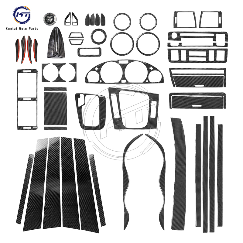 Wholesale Car Accessories Real Carbon Fiber Decorative Sticker For Bmw E46 1998-2005 