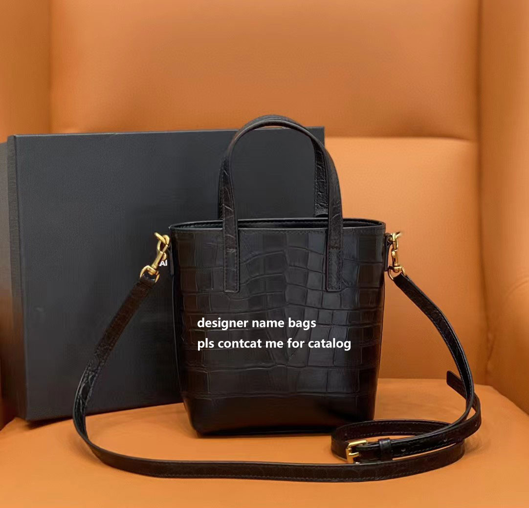 Top Quality Factory Wholesale Price Famous Luxury Designer Genuine Leather Letter Shoulder Bags Women 