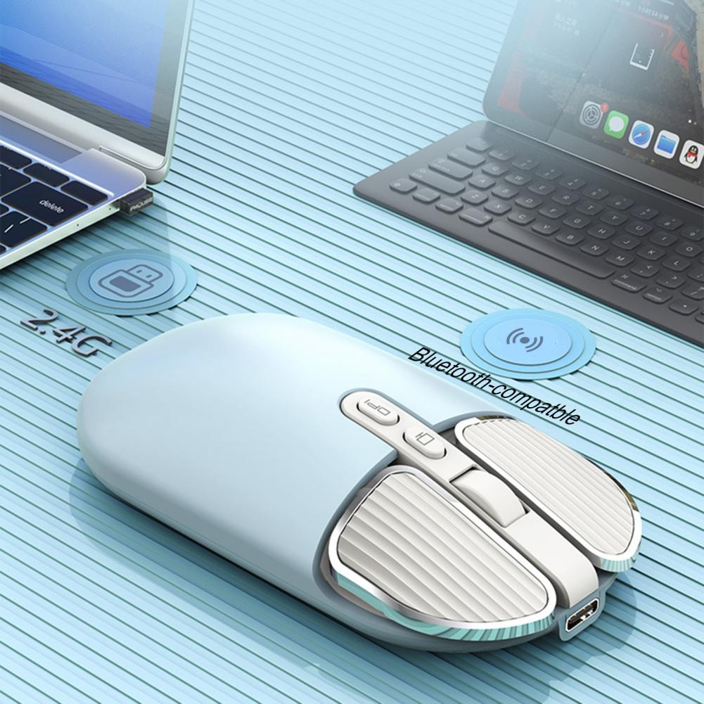M203 Convenient Wireless Mice Portable Dual Mode 5 Buttons Long Standby 2.4g Wireless Mouse Optical Mouse Computer Accessories 