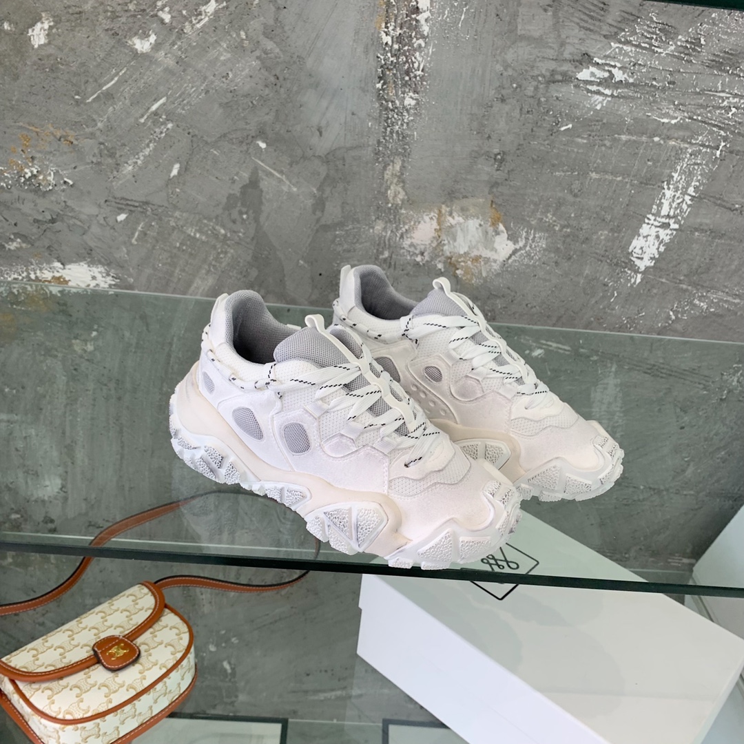 Fashion Style Womens And Mens Colorful Thick Bottom Sport Shoes Comfortable Lace-up Hard-wearing Shoes 