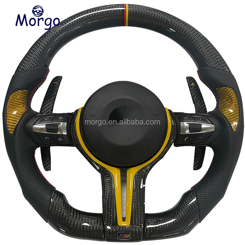 For Bmw Steering Wheel Custom Carbon Fiber Steering Wheel E92 E93 F10 F30 M4 M5 X5 X6 Steering Wheel All Models Can Customized 