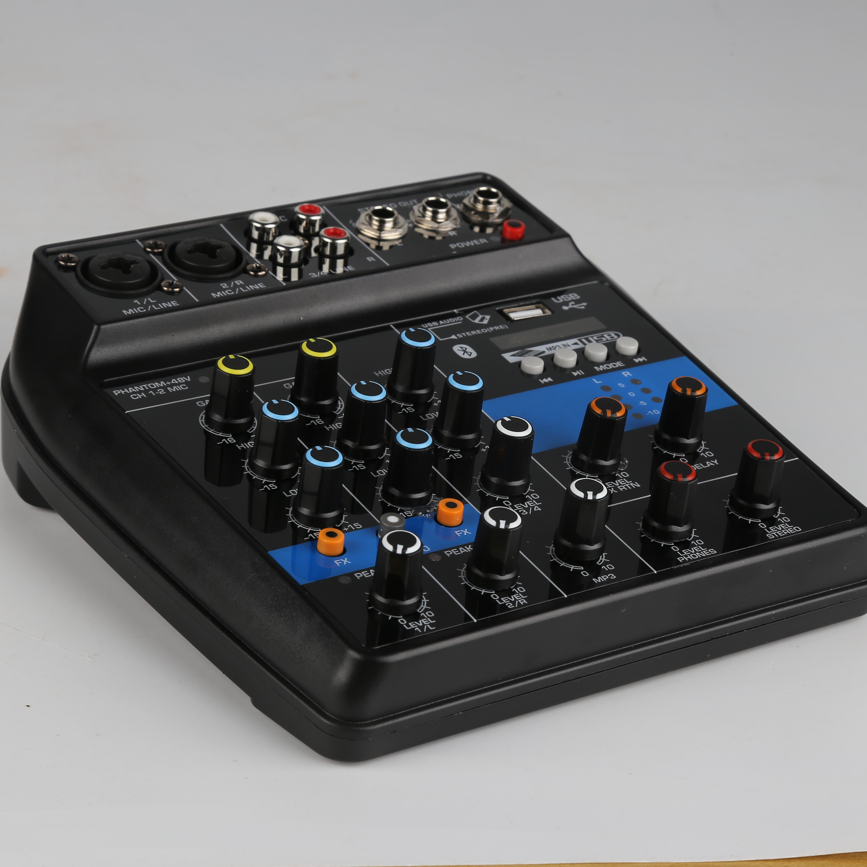 Professional Mixer Audio Digital For Karaoke Tiktok Wireless Microphone With Live Power Audio Mixer 