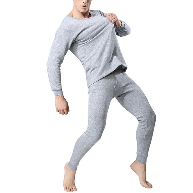 Mens Warm Thermal Underwear Mens Long Thermal Underwear Sets Thick Long Pajamas Set Sleepwear Pyjamas 