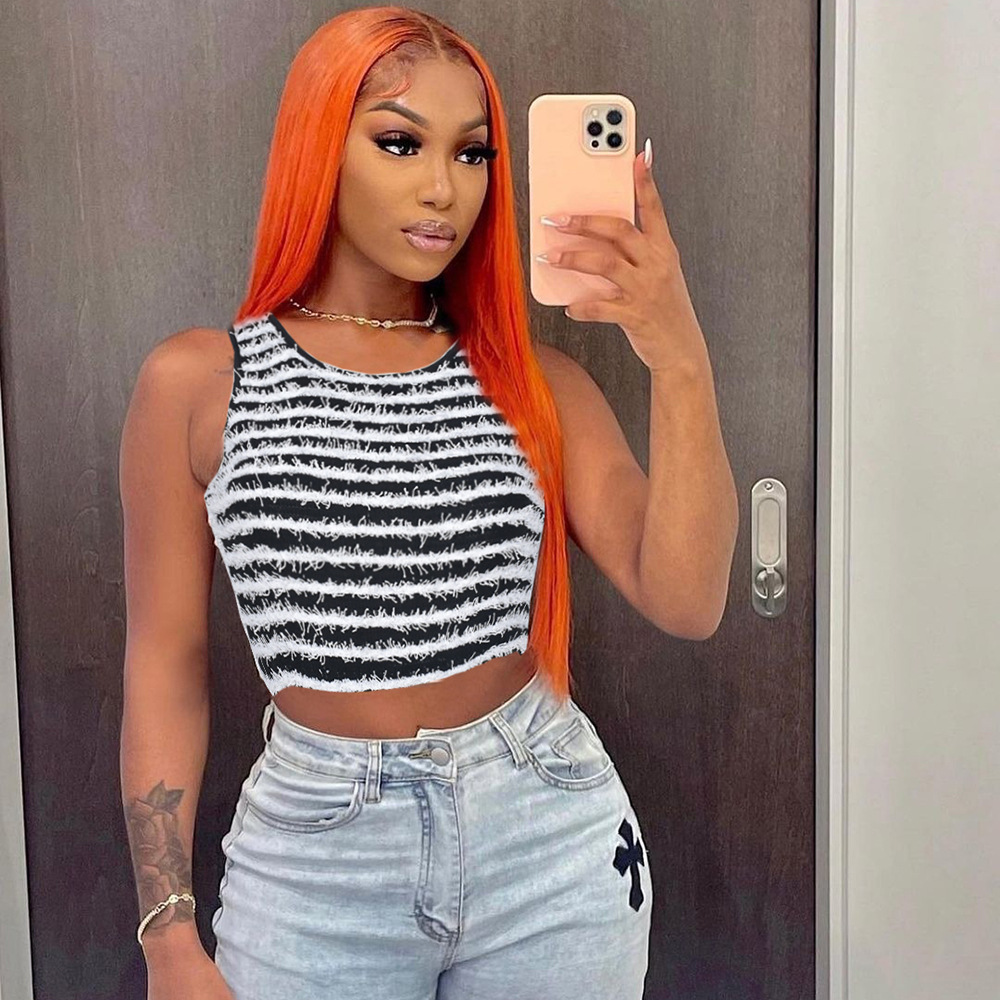 Cutenova 23tp032502 2023 Y2k Girls New Arrivals Streetwear Tassel Vest T-shirts For Women Tank Top Tops For Women 