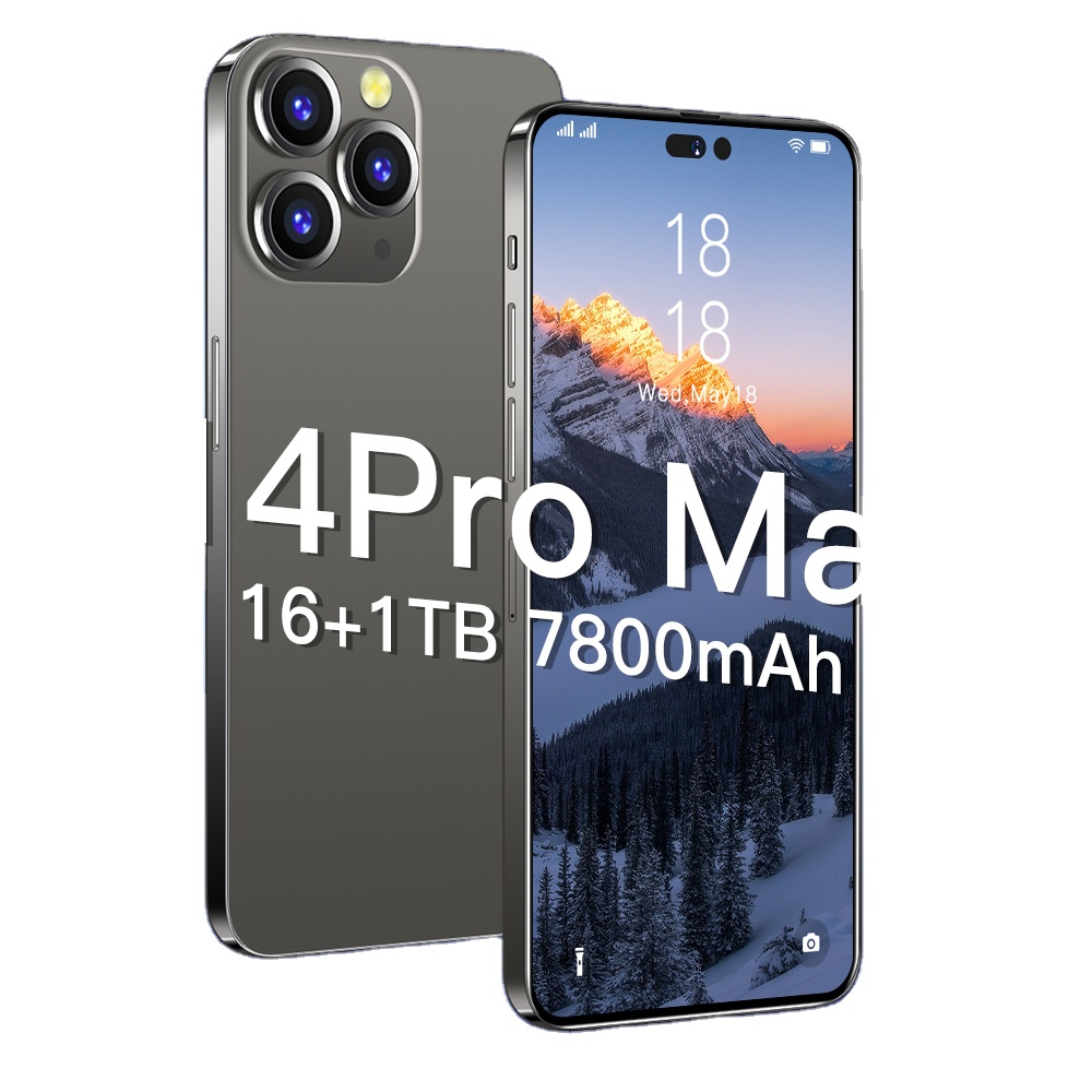 Mobile Phone I Telephone I14 Phone Global Version 14 Pro Max Smartphone 6.8 Inch 16+1t Android Mobile Phone New Arrival 