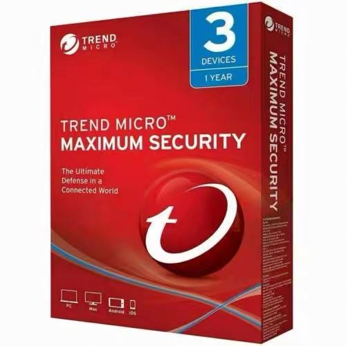 Trendmicro Maximum Security Internet Antivirus Genuine Key Computer Hardware Antivirus Key Trend Micro 1 Year 3 Pc 