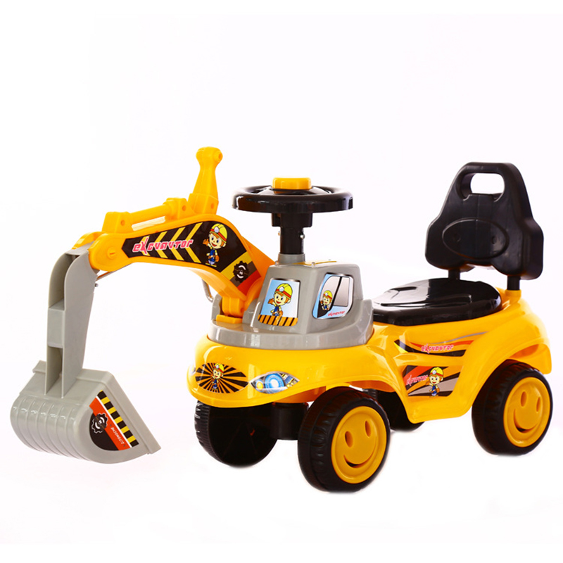 Batteries Powered Childeren&#39;s Construction Dig Excavator Toys For 3 4 5 6 7 Year Old Boys 