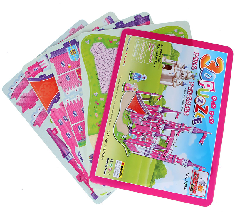 Zilipoo Best Sale Diy Toys Manufacturer 3d Puzzle For Children In Yiwu 