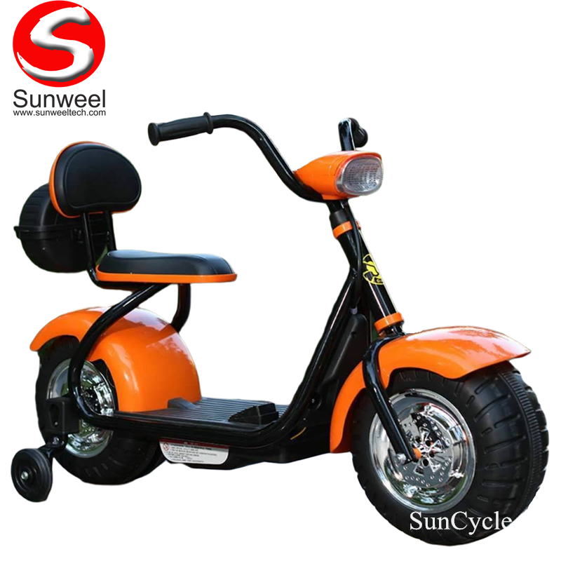 Suncycle 2020 New Ride On Car 2 Wheels Plastic Battery Power Electric Motorcycle Scooter Toy For Children 