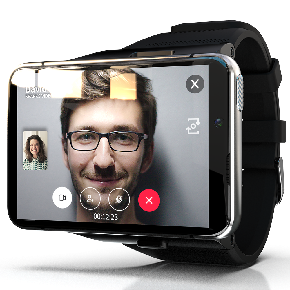 Lokmat Appllp Max Fashion Design 4g Smart Watch Men Video Calls Android Watch Phone Game Smart Watch 