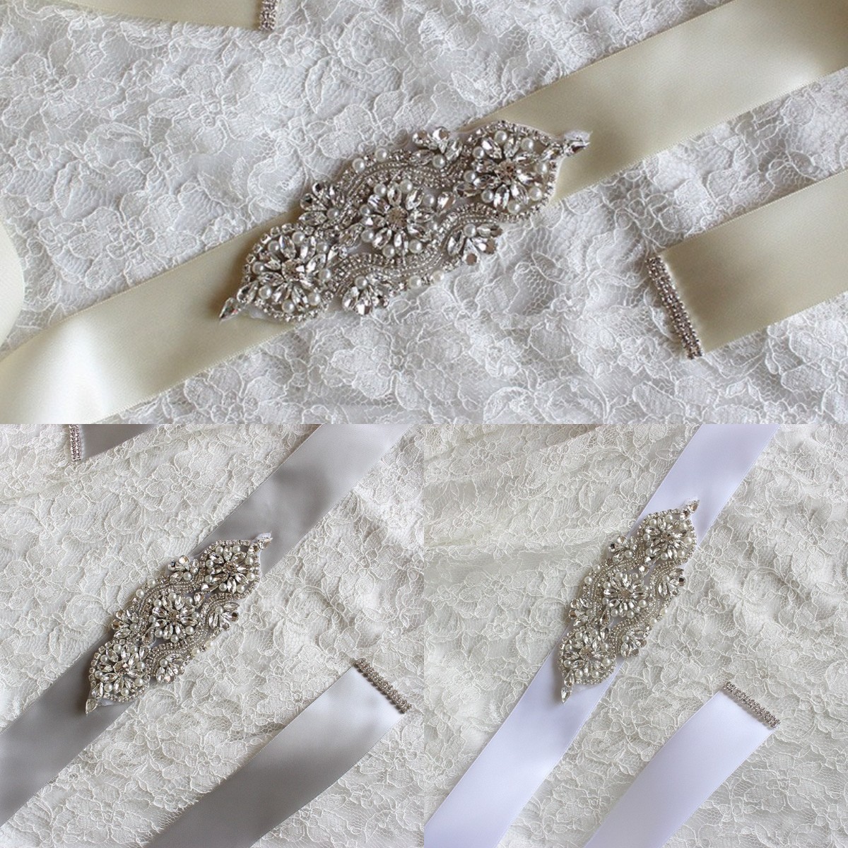 Wedding Dress Belt Heavy Bead Rhinestone Waist Chain Belt Luxury Bridal Accessory