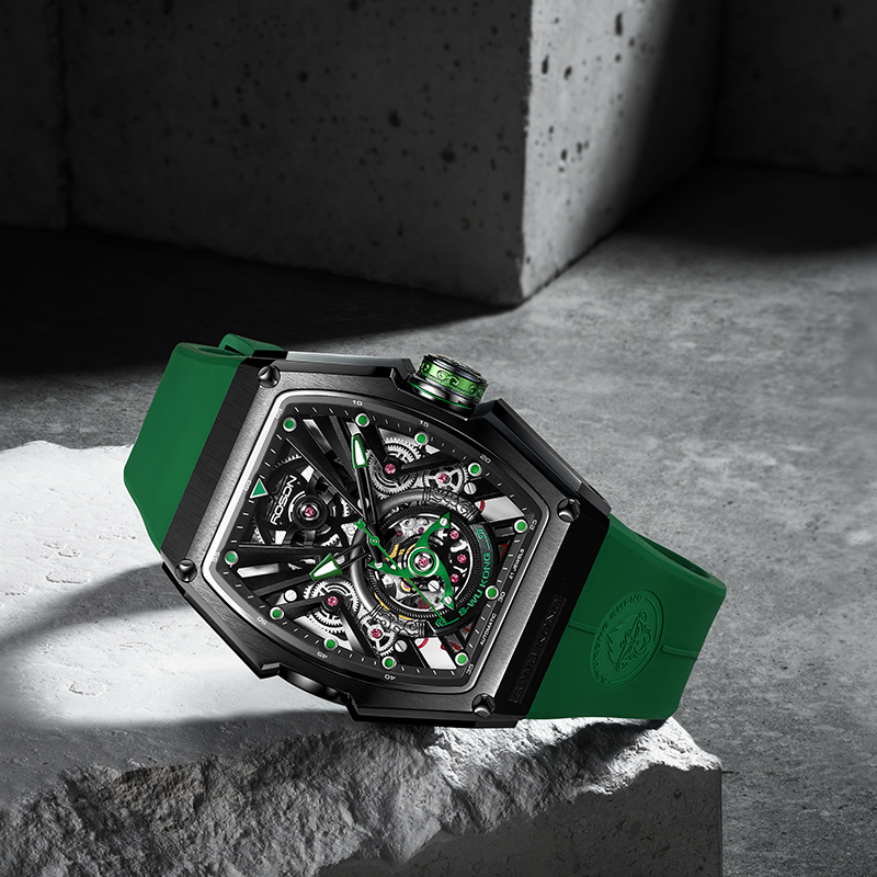 Annual Sale Mechanical Watch Skeleton Design Waterproof Watch Custom Mechanical Watch Price 