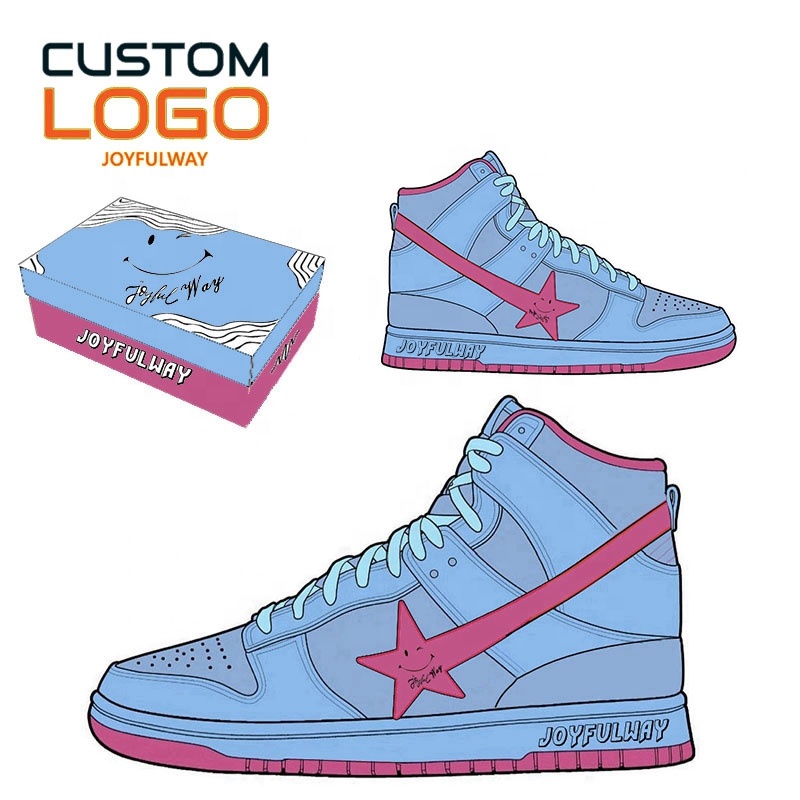2023 Patent Leather Custom Logo Designer Factory Aj High Top Customization Men's Casual Sneakers Men Shoes With Box 