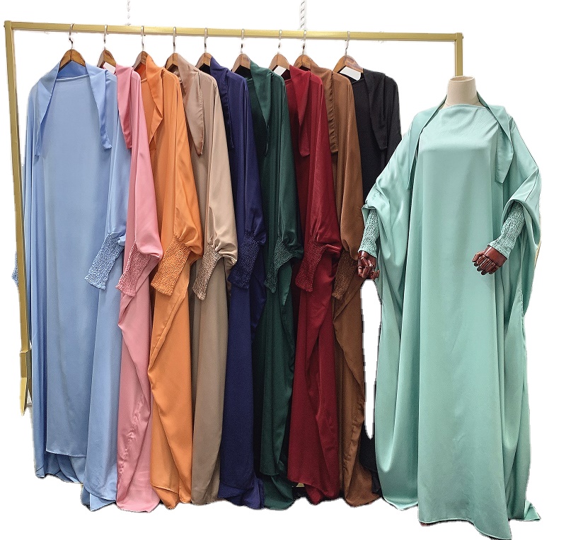 Muslim Overhead Jilbab Islamic Turkey Prayer Dress Garment Dress Women Hijab Long Abaya Dresses 