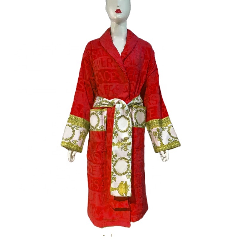 Fashion New Hot Selling Men&#39;s Women&#39;s 100% Cotton Multi Color Towel Shawl Bathrobe Nightwear Bathrobe Sexy Lingerie 