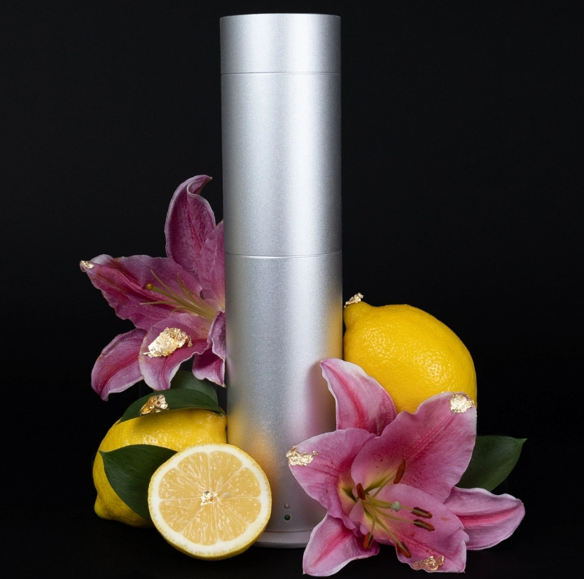 Aluminum Stand Scent Diffuser Machine Touch Screen Control Essential Oil Diffuser 100cbm Air Fragrance Dispenser 