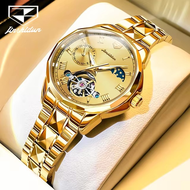 Jsdun 8937 Top Luxury Brand Elegant Women Watches High Quality Waterproof Automatic Mechanical Reloj Tungsten Steel Ladies Watch