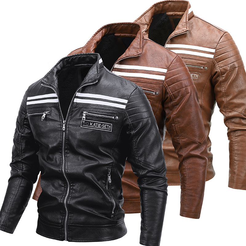 2021 Men Motorcycle Jackets And Coats Cold Winter Leather Sport Jacket For Men 