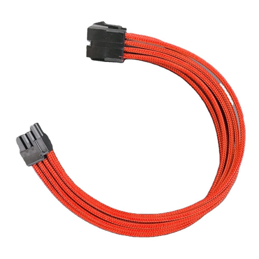 Computer Accessories Braided Sleeved Pcie Atx 8 Pin Gpu Female To 6+2 Pin 8pin Gpu Male Graphics Cards Psu Power Cables 