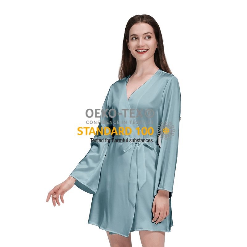Wholesale Silk Satin Women's Sleepwear Luxury 100% Pure Silk Pajamas Silk Sexy Sleepwear 