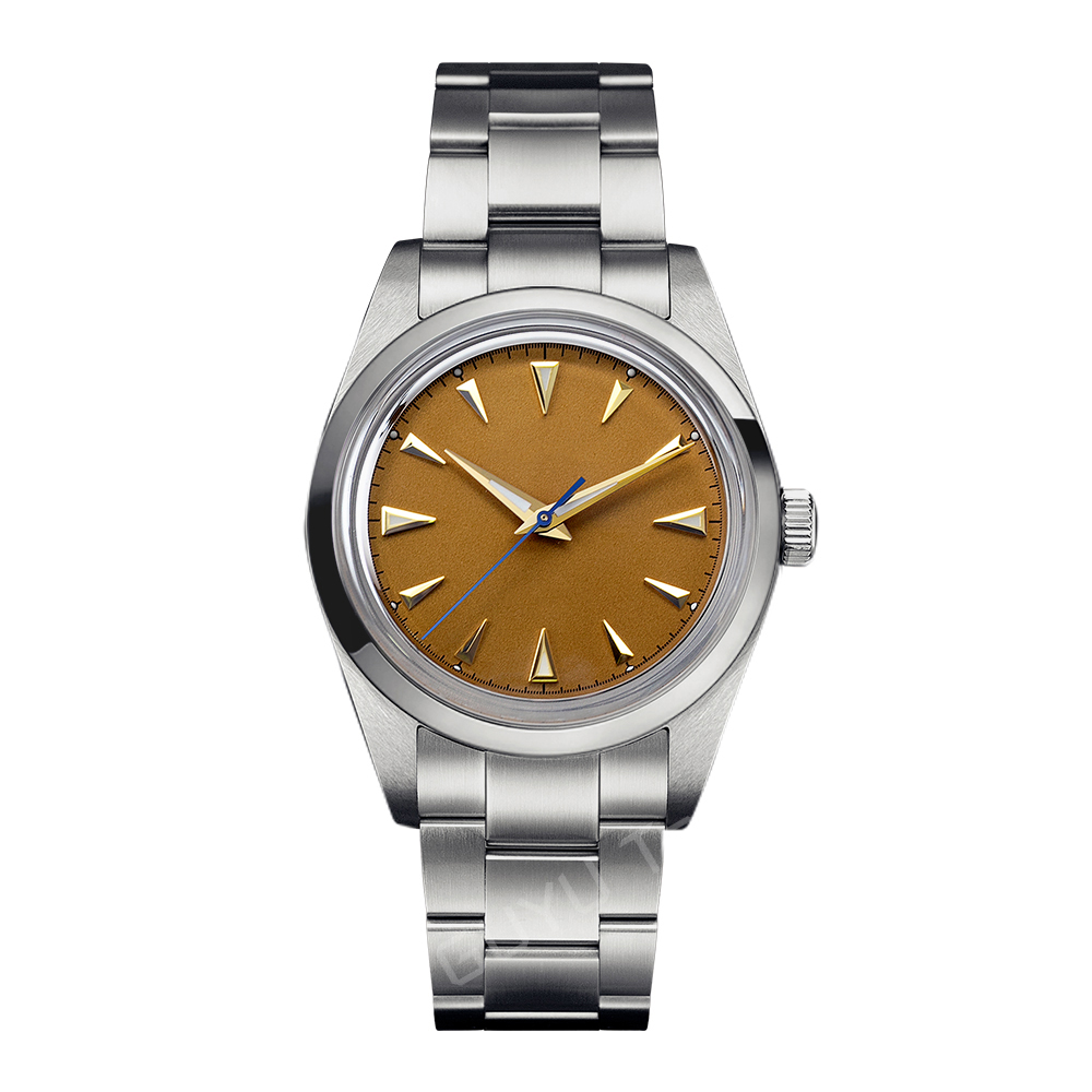 Men&#39;s Watch New Vintage Automatic Mechanical Quarts Sapphire Glass Watch For Men 15bar Waterproof 