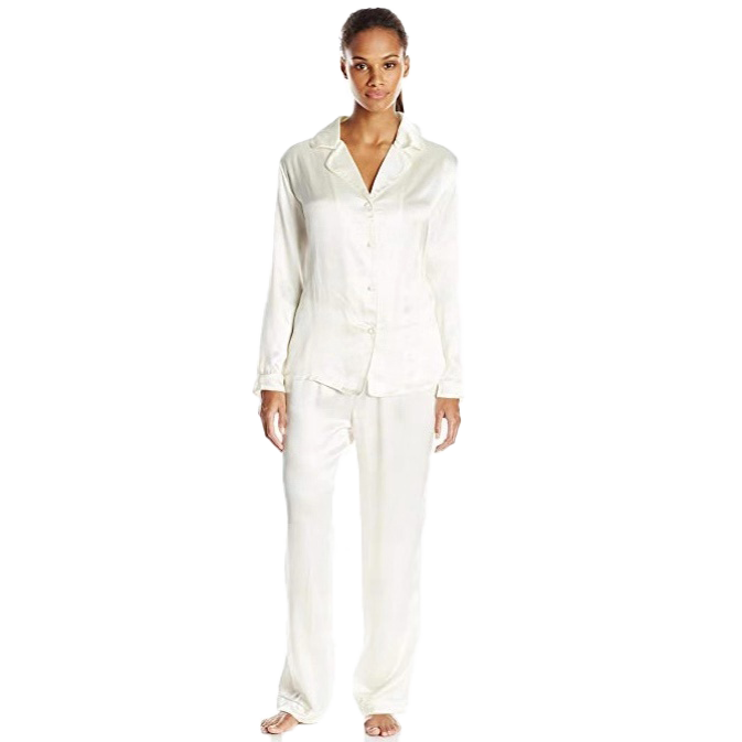 Cheap Wholesale Price Womens Silk Pajama Sets 2 Piece Ladies Luxury Sleepwear 