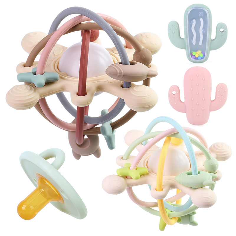 A Wholesale New Bpa Free Animal Organic Soft Custom Food Grade Silicone Baby Teething Teether Toys 