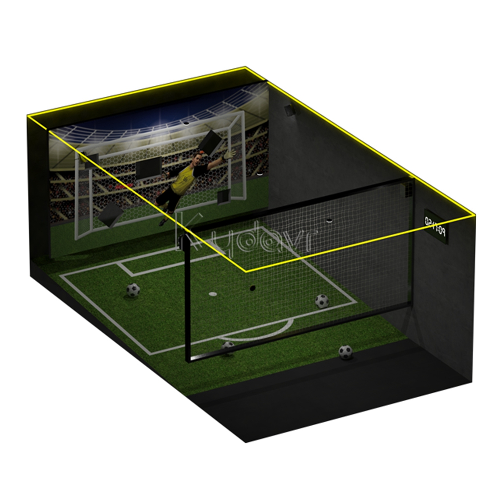 Kydavr Interactive Football Challenging Sports & Entertainment Games for Amusement Park & Fairground