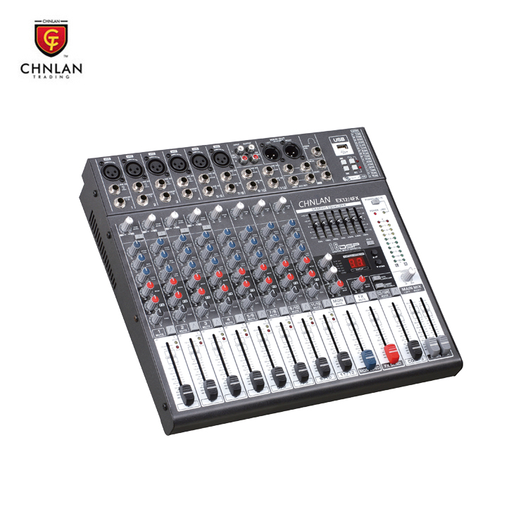 Dsp Echo Sound Console Power Professional Usb Audio Mixer 8 Channel 