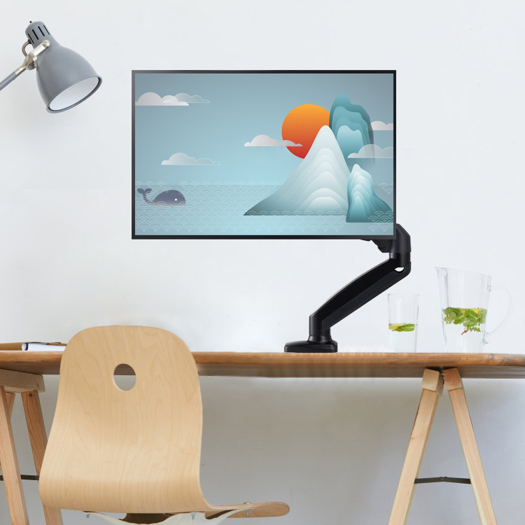 Auki Computer Accessories Single Adjustable Monitor Desk Mount Vesa Mount 